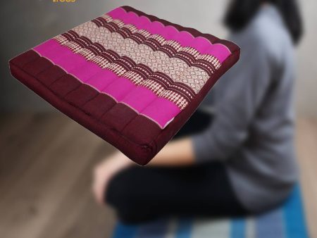 Thai Kapok Meditation Cushion Yoga Seat Pink Cheap