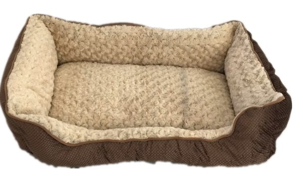 Large Washable Soft Pet Dog Cat Bed Cushion Mattress-Brown Online now