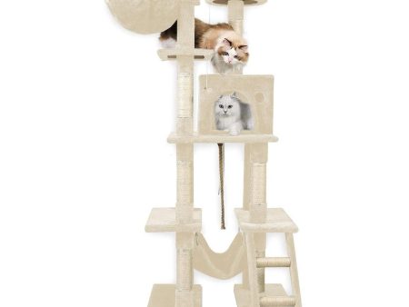 Floofi 155cm Plush Cat Condo Tree (Beige) Discount