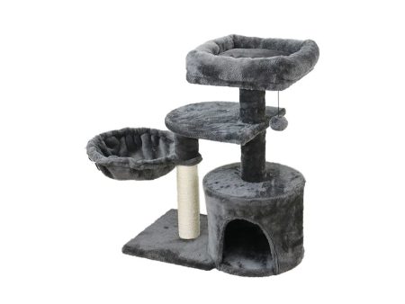 Chipboard Flannel Cat Scratching Tower - Cubby | CATIO for Your Feline Friend Hot on Sale