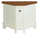 Tasmania 2 Door Corner TV Stand (White Caramel) on Sale