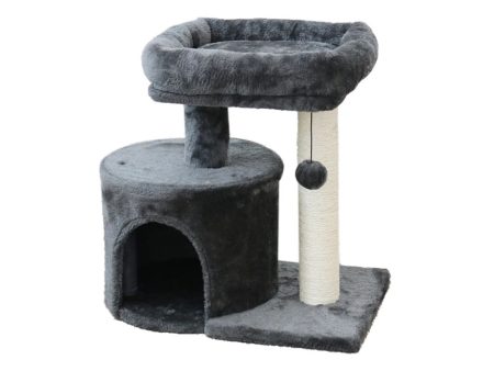 Chipboard Flannel Cat Scratching Tower | Mini CATIO | Quality Cat Entertainment Sale