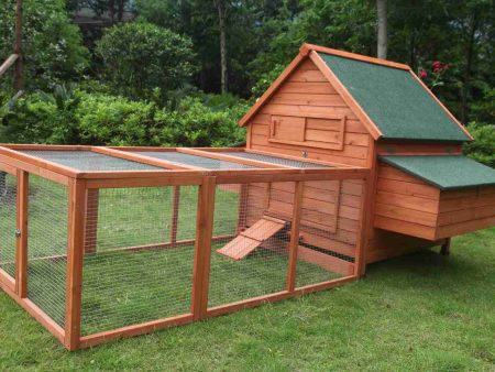 XL Chicken Coop Rabbit Hutch | Ferret, Hen, Chook, Cat House with Run Discount