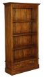 Tasmania 2 Drawer Bookcase (Light Pecan) Online